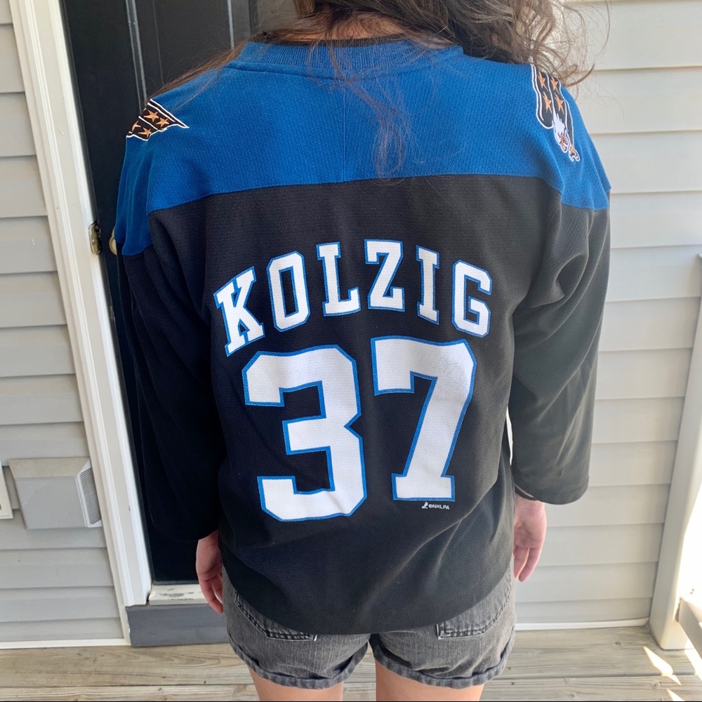 Kolzig #37 Washington Capitals NHL hockey jersey